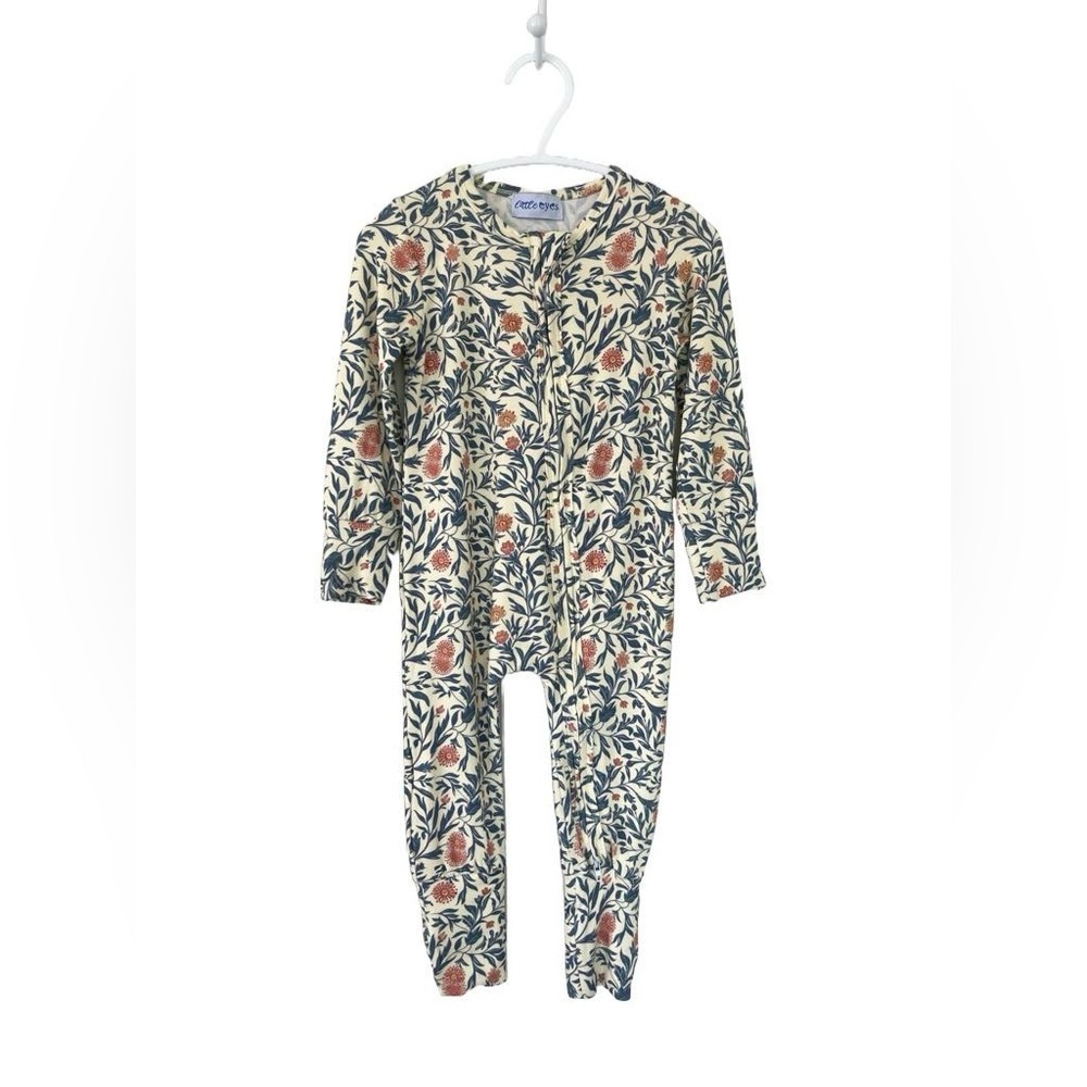 Little Eyes Vintage Floral Bamboo Kids Zippy